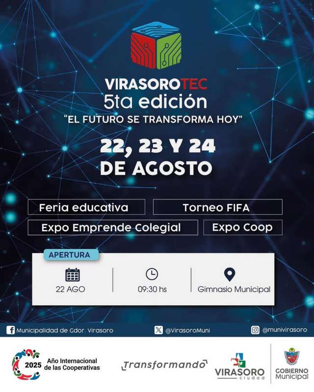 Se viene una nueva edición de VIRASOROTEC